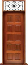 10 panel: double door + sidelight on left