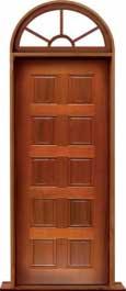 10 panel: double door + sidelight on left