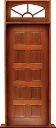 10 panel: double door + sidelight on left