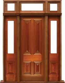 cricket bat: single door + sidelight on left