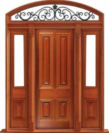 cricket bat: single door + sidelight on left