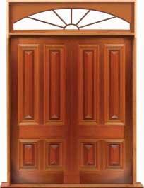 cricket bat: single door + sidelight on left