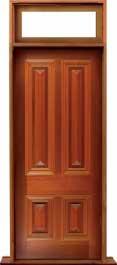 cricket bat: single door + sidelight on left