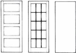 Post war internal doors